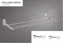 TOALLERO REPISA MODELO MAR MEDITERRANEA NUEVO EN  STOCK. 