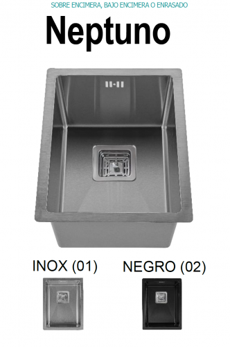URDAPLAST SOBRE ENCIMERA MODELO NEPTUNO , BAJO ENCIMERA O ENRASADO