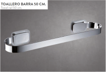 TOALLERO BARRA DE 50 MODELO VIRGO MEDITTERRANEA NUEVO 