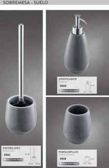 CONJUNTO DE TRES  PIEZAS MEDITERRÁNEA EN STOCK.