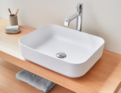 LAVABO SOBRE ENCIMERA DE PORCELANA CATANIA. SANYCCES