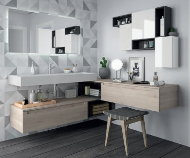 Mueble de Baño 1 Cajones Montery. Salgar