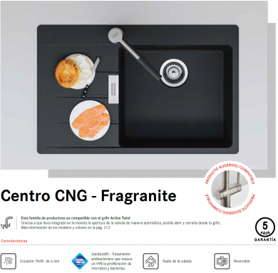 nuevos fregaderos de franke fragranite 