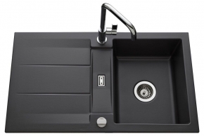 Fregadera cerámica seno y escurridor Luisina Prestige EV5091  