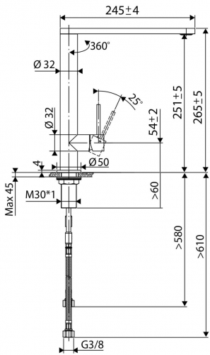 Luisina griferia

Grifo de acero inoxidable Luisina Total Inox RC307