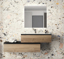 MUEBLE DE BAÑO MODULAR SUSPENDIDO AQUA. CAMPOARAS