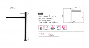 GRIFO CLÁSICO CHAMBORD R601 LUISINA NOVEDAD

grifos luisina

grifos de cocina luisina

grifo chambord

marca luisina

