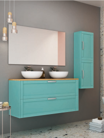 MUEBLE DE BAÑOS 2 CAJONES SUPENDIDO ARTIC. CAMPOARAS