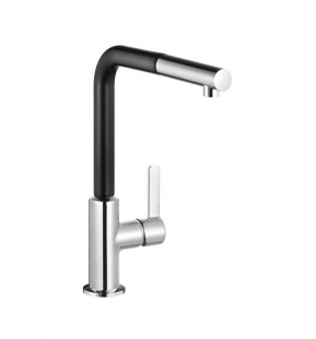 Grifo negro y cromo para cocina Luisina RC403N/DO