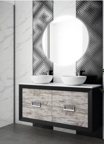 MUEBLE DE BA&Ntilde;O L-GANT 4 CAJONES. CAMPOARAS.