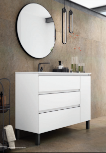 MUEBLE DE BAÑO 3 CAJONES Y UNA PUERTA LIAM. CAMPOARAS