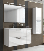MUEBLE DE BAÑO 2 CAJONES 1 PUERTA LUNA. CAMPOARAS