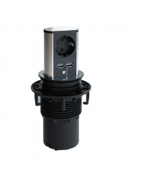 .ENCHUFE ENCASTRE  EN ENCIMERA  LUISINA ZEN 611 USB NOVEDAD