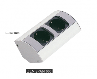 .ENCHUFE DE SUPERFICIE  LUISINA ZEN 2PAN 005