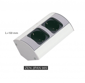 .ENCHUFE DE SUPERFICIE  LUISINA ZEN 2PAN 005
