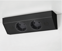 .LUISINA ENCHUFE DE SUPERFICIE DUALITY BLACK ZEN 420 009 NOVEDAD