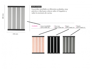 .ESCURRIDOR ENROLLABLE  DE LUISINA NOVEDAD AEPLA7004E