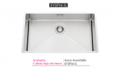 .FREGADERO DE ACERO INOXIDABLE VIBRATO EVSP56 IL LUISINA NOVEDAD