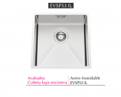 .FREGADERO DE ACERO INOXIDABLE VIBRATO EVSP53 IL LUISINA NOVEDAD