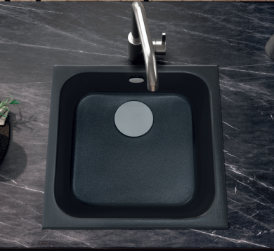 Fregadero Kalia sobre encimera. syan