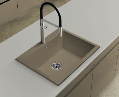 Fregadero sobre encimera seht. Syan