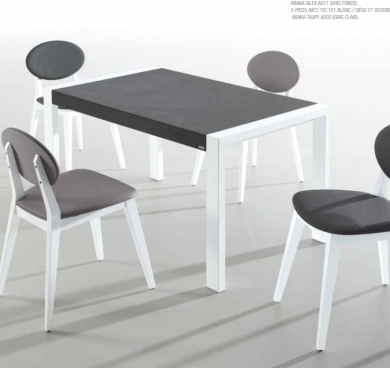 Mesa de de Cocina extensible Nova encimera cristal. Bailen