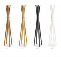 HERDASA  PERCHERO DE PIE MADERA 4 COLGADORES 455 