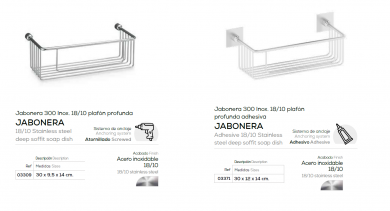 JABONERA INOX 18/10 - BELTRAN  03309 / 3371