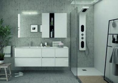 BAÑOS PEQUEÑOS; GRANDES SOLUCIONES