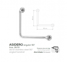 .ASIDERO ANGULAR 90 BELTRAN 02480 / 02483