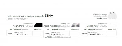 PORTA SECADOR PARA COLGAR EN MUEBLE ETNA BELTRAN NOVEDAD 10446