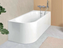 BAÑERA EXENTA ACRILICA TORINO ANGOLO. SANYCCES