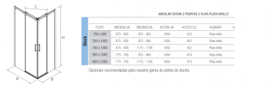 Mampara angular 2 fijos y 2 correderas Helsinki . Salgar

salgar mamparas 

precios mamparas ducha salgar

mamparas salgar opiniones

mamparas de ducha