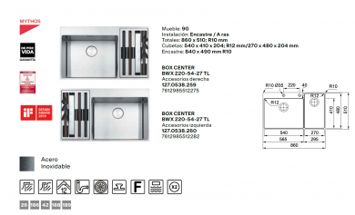 fregaderos y grifos franke