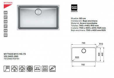 Fregaderos y grifos Franke
