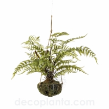 KOKEDAMA HELECHO COLGANTE TECHO  DECOPLANTA  