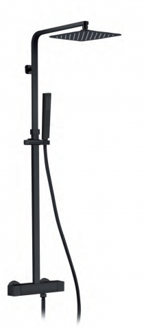 Columna Termostática Negra Quadra Élite  GME 3095