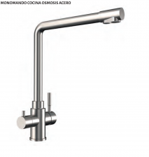 Grifo monomando de cocina Osmosis acero  GME 3137