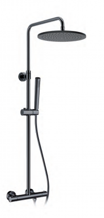 COLUMNA TERMOSTATICA ROUND ELITE TITANIO GME 3099 NOVEDAD