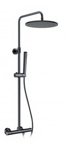 COLUMNA TERMOSTATICA ROUND ELITE TITANIO GME 3099 NOVEDAD