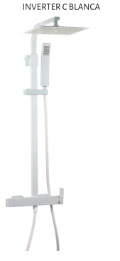 GME DUCHA INVERTER C MONOMANDO BLANCO 3081BL NOVEDAD