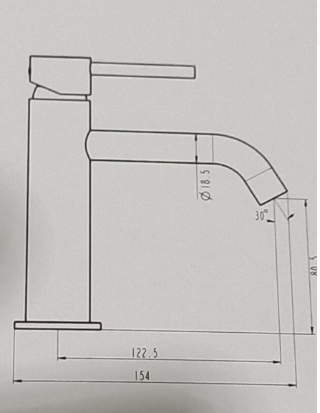 GRIFO DE LAVABO SIRIO NEGRO 3170NG  GME