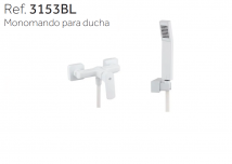 GRIFO BLANCO DE DUCHA  MARRIOT 3153BL  GME 