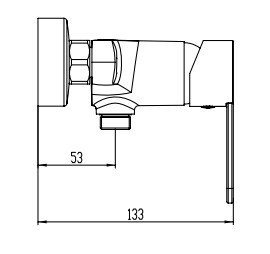 GRIFO DE DUCHA  SION GME 3149