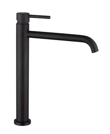 GRIFO DE LAVABO ALTO SIRIO NEGRO MATE GME 3172NG