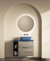 MUEBLE DE BAÑO MODULAR 2 CAJONES Y ESTANTES TAHITI.KIOBAHT