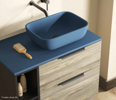 MUEBLE DE BAÑO MODULAR 2 CAJONES Y ESTANTES TAHITI.KOIBAHT