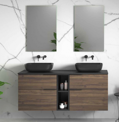 MUEBLE DE BAÑO MODULAR 2 CAJONES Y ESTANTES TAHITI.KOIBAHT