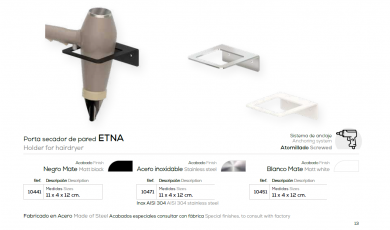 PORTA SECADOR DE PARED ETENA 10441