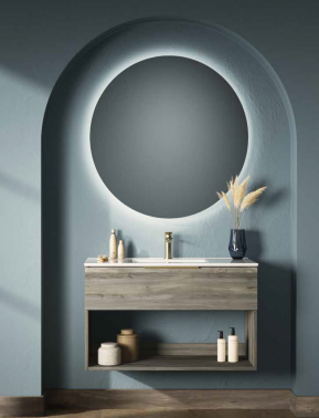 Mueble de baño 1 cajón y 1 estante Tupai, Kiobaht